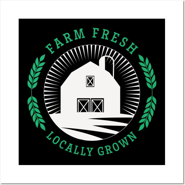 Farm Fresh Shirt Wall Art by SWON Design